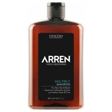 Farcom Arren Men's Grooming Multiply Shampoo for Skin, Hair & Beard 400ml  Σαμπουάν