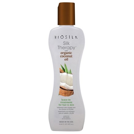 Biosilk Organic Coconut Oil Leave-in Treatment For Hair & Skin 167ml