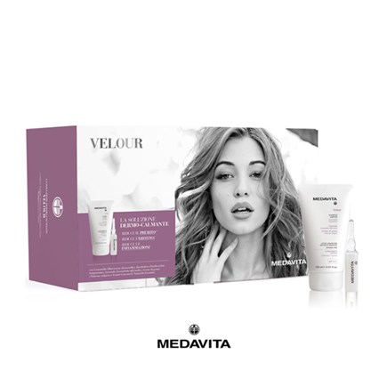Medavita Velour Kit (Soothing Shampoo 150ml + Velour Relaxing Scalp Lotion)