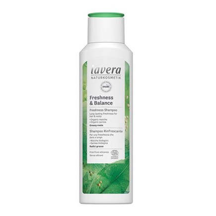 Lavera Hair Freshness & Balance Shampoo Βιολογική Μάτσα & Κινόα 250ml