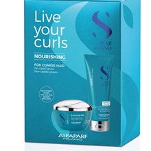 Alfaparf Curly Kit Live Your Curls Nourishing Set For Coarse Hair   Curls