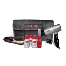 CHI Mini Flat Iron & Mini Pro Low EMF Dryer Gift Set   Infra