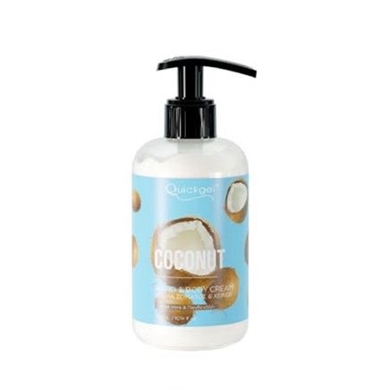  Quickgel Coconut Ηand & Body Cream  300ml