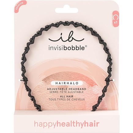 Invisibobble Hairhalo Headband Black Sparkle