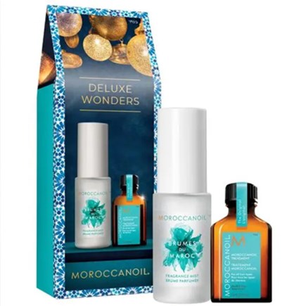 Moroccanoil Deluxe Wonders Set Fragrance Mist 30ml & Treatment 15ml 
