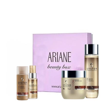 Ariane Beauty Box x System Professional Fibra LuxeOil